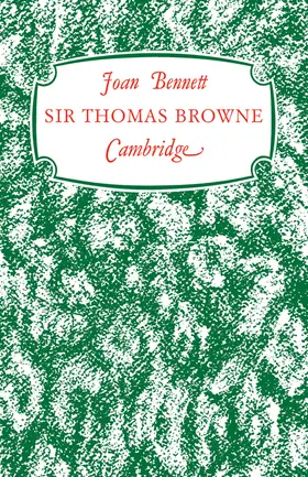 Bennett |  Sir Thomas Browne | Buch |  Sack Fachmedien