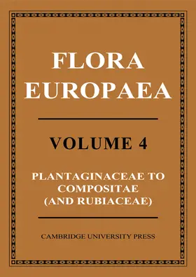 Tutin / Burges / Heywood |  Flora Europaea | Buch |  Sack Fachmedien