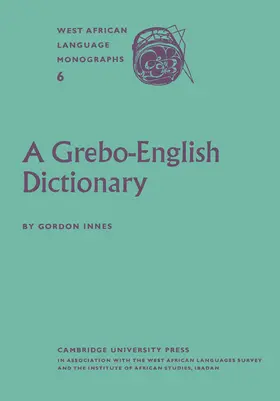 Innes |  A Grebo English Dictionary | Buch |  Sack Fachmedien