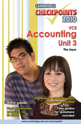 Joyce | Cambridge Checkpoints VCE Accounting Unit 3 2010 | Buch | 978-0-521-15856-5 | sack.de