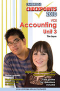 Joyce |  Cambridge Checkpoints VCE Accounting Unit 3 2010 | Buch |  Sack Fachmedien