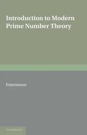 Estermann |  Introduction to Modern Prime Number Theory | Buch |  Sack Fachmedien