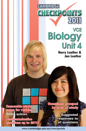 Leather | Cambridge Checkpoints VCE Biology Unit 4 2011 | Buch | 978-0-521-17887-7 | sack.de