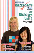 Leather |  Cambridge Checkpoints VCE Biology Unit 4 2011 | Buch |  Sack Fachmedien