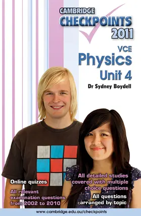 Boydell | Cambridge Checkpoints VCE Physics Unit 4 2011 | Buch | 978-0-521-17898-3 | www.sack.de