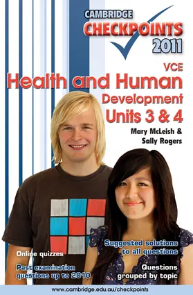 McLeish / Rogers | Cambridge Checkpoints VCE Health and Human Development Units 3 and 4 2011 | Buch | 978-0-521-17940-9 | www.sack.de