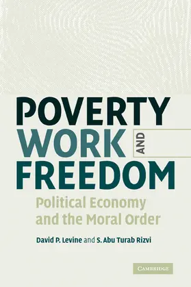 Levine / Rizvi |  Poverty, Work, and Freedom | Buch |  Sack Fachmedien