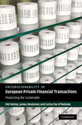 Devenney / Kenny / Fox O'Mahony |  Unconscionability in European Private Financial Transactions | Buch |  Sack Fachmedien