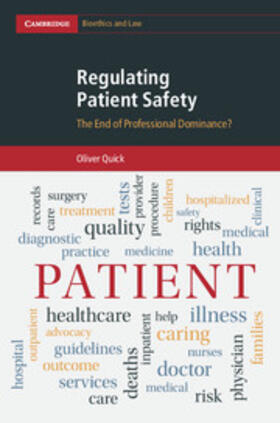 Quick | Regulating Patient Safety | Buch | 978-0-521-19099-2 | sack.de