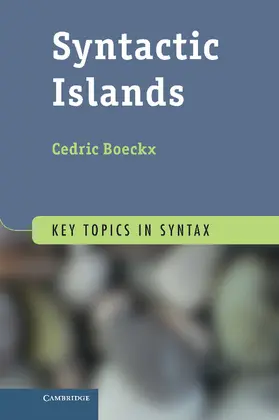 Boeckx |  Syntactic Islands | Buch |  Sack Fachmedien