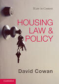 Cowan |  Housing Law and Policy | Buch |  Sack Fachmedien
