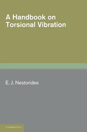 A Handbook on Torsional Vibration | Buch |  Sack Fachmedien