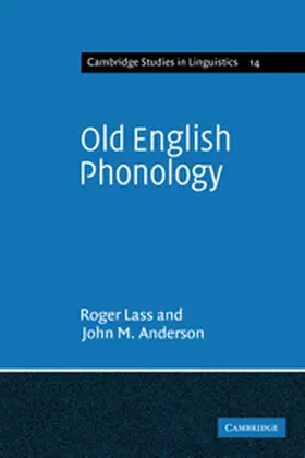 Lass / Anderson |  Old English Phonology | Buch |  Sack Fachmedien