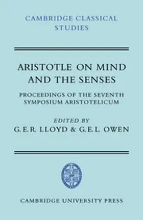 Lloyd / Owen |  Aristotle on Mind and the Senses | Buch |  Sack Fachmedien