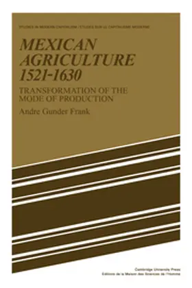 Frank |  Mexican Agriculture 1521-1630 | Buch |  Sack Fachmedien