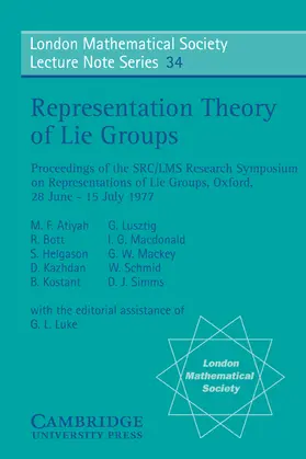 Atiyah / Bott / Helgason |  Representation Theory of Lie Groups | Buch |  Sack Fachmedien