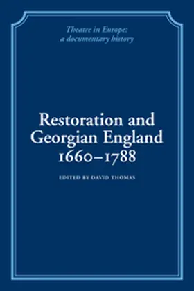 Thomas |  Restoration and Georgian England 1660-1788 | Buch |  Sack Fachmedien