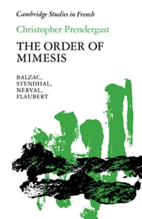 Prendergast |  The Order of Mimesis | Buch |  Sack Fachmedien