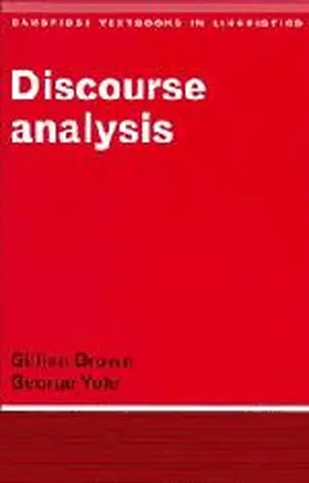 Brown / Yule |  Discourse Analysis | Buch |  Sack Fachmedien