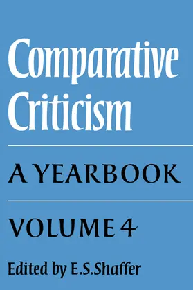 Shaffer |  Comparative Criticism | Buch |  Sack Fachmedien
