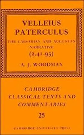 Paterculus / Woodman |  Velleius Paterculus | Buch |  Sack Fachmedien