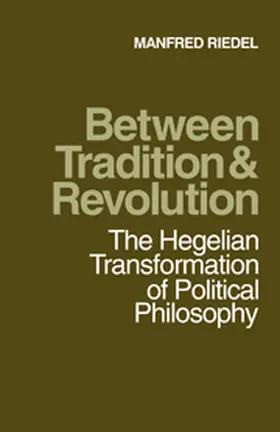 Riedel |  Between Tradition and Revolution | Buch |  Sack Fachmedien