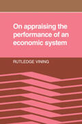 Vining |  On Appraising the Performance of an Economic System | Buch |  Sack Fachmedien