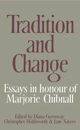 Greenway / Holdsworth / Sayers |  Tradition and Change | Buch |  Sack Fachmedien