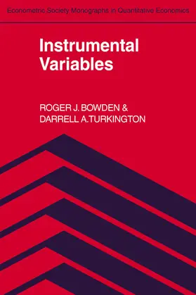 Bowden / Turkington |  Instrumental Variables | Buch |  Sack Fachmedien