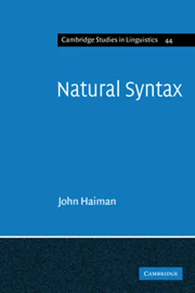 Haiman |  Natural Syntax | Buch |  Sack Fachmedien