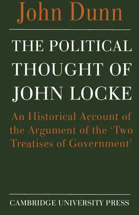 Dunn |  The Political Thought of John Locke | Buch |  Sack Fachmedien