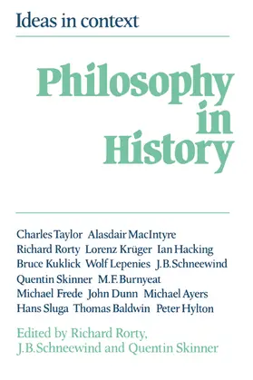Rorty / Schneewind / Skinner |  Philosophy in History | Buch |  Sack Fachmedien