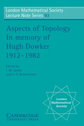 Kronheimer / James / Hitchin |  Aspects of Topology | Buch |  Sack Fachmedien