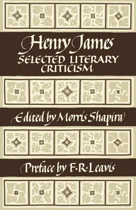 Shapira |  Henry James | Buch |  Sack Fachmedien