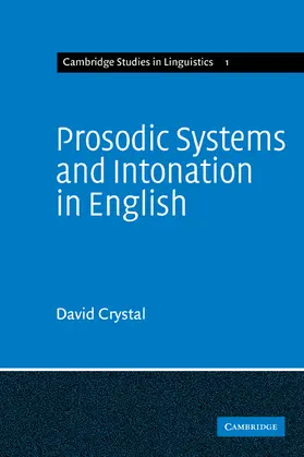 Crystal |  Prosodic Systems and Intonation in English | Buch |  Sack Fachmedien