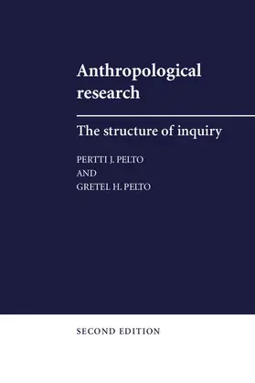 Pelto |  Anthropological Research | Buch |  Sack Fachmedien