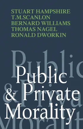 Hampshire |  Public and Private Morality | Buch |  Sack Fachmedien