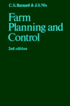 Barnard / Nix |  Farm Planning and Control | Buch |  Sack Fachmedien