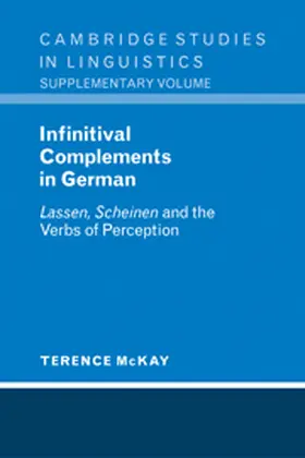McKay |  Infinitival Complements in German | Buch |  Sack Fachmedien