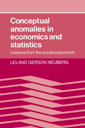 Neuberg |  Conceptual Anomalies in Economics and Statistics | Buch |  Sack Fachmedien