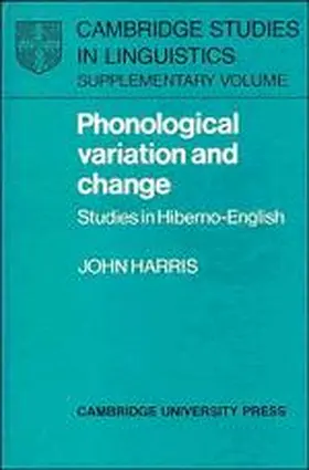 Harris |  Phonological Variation and Change | Buch |  Sack Fachmedien