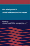 Piggott / Whalley |  New Developments in Applied General Equilibrium Analysis | Buch |  Sack Fachmedien