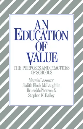 Lazerson / McLaughlin / McPherson |  An Education of Value | Buch |  Sack Fachmedien