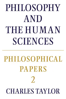 Taylor |  Philosophical Papers | Buch |  Sack Fachmedien