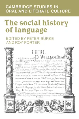 Burke / Porter / Finnegan |  The Social History of Language | Buch |  Sack Fachmedien