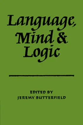 Butterfield |  Language Mind and Logic | Buch |  Sack Fachmedien