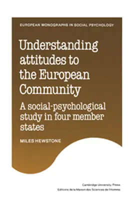 Hewstone |  Understanding Attitudes to the European Community | Buch |  Sack Fachmedien