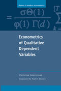 Gourieroux / Phillips |  Econometrics of Qualitative Dependent Variables | Buch |  Sack Fachmedien