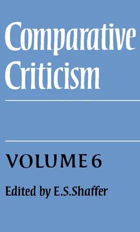 Shaffer |  Comparative Criticism | Buch |  Sack Fachmedien