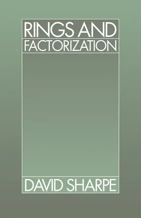 Sharpe |  Rings and Factorization | Buch |  Sack Fachmedien